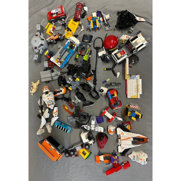 Lego Mix Bulk Parts 4 Pounds - Picture 1 of 5